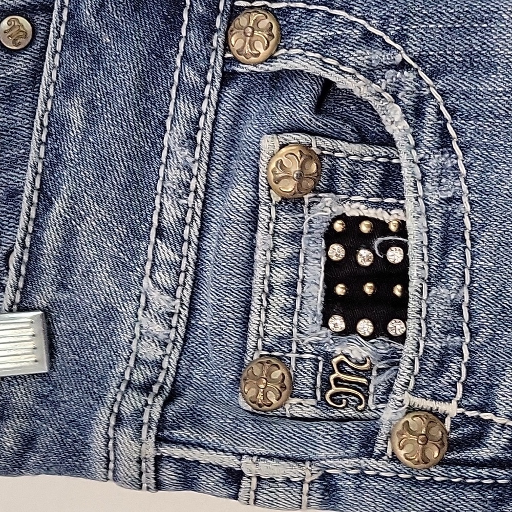 Miss Me~Thick Denim~32×34 Boot - Picture 6 of 16